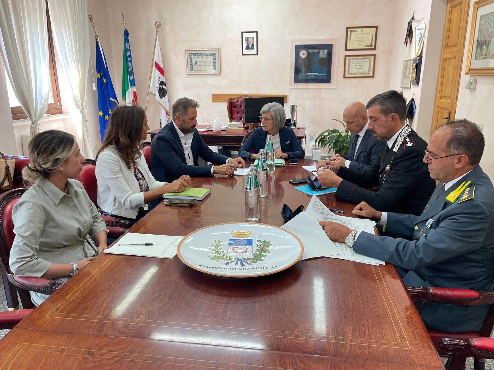 Riunione del Comitato provinciale ordine pubblico e sicurezza  ad Arzachena