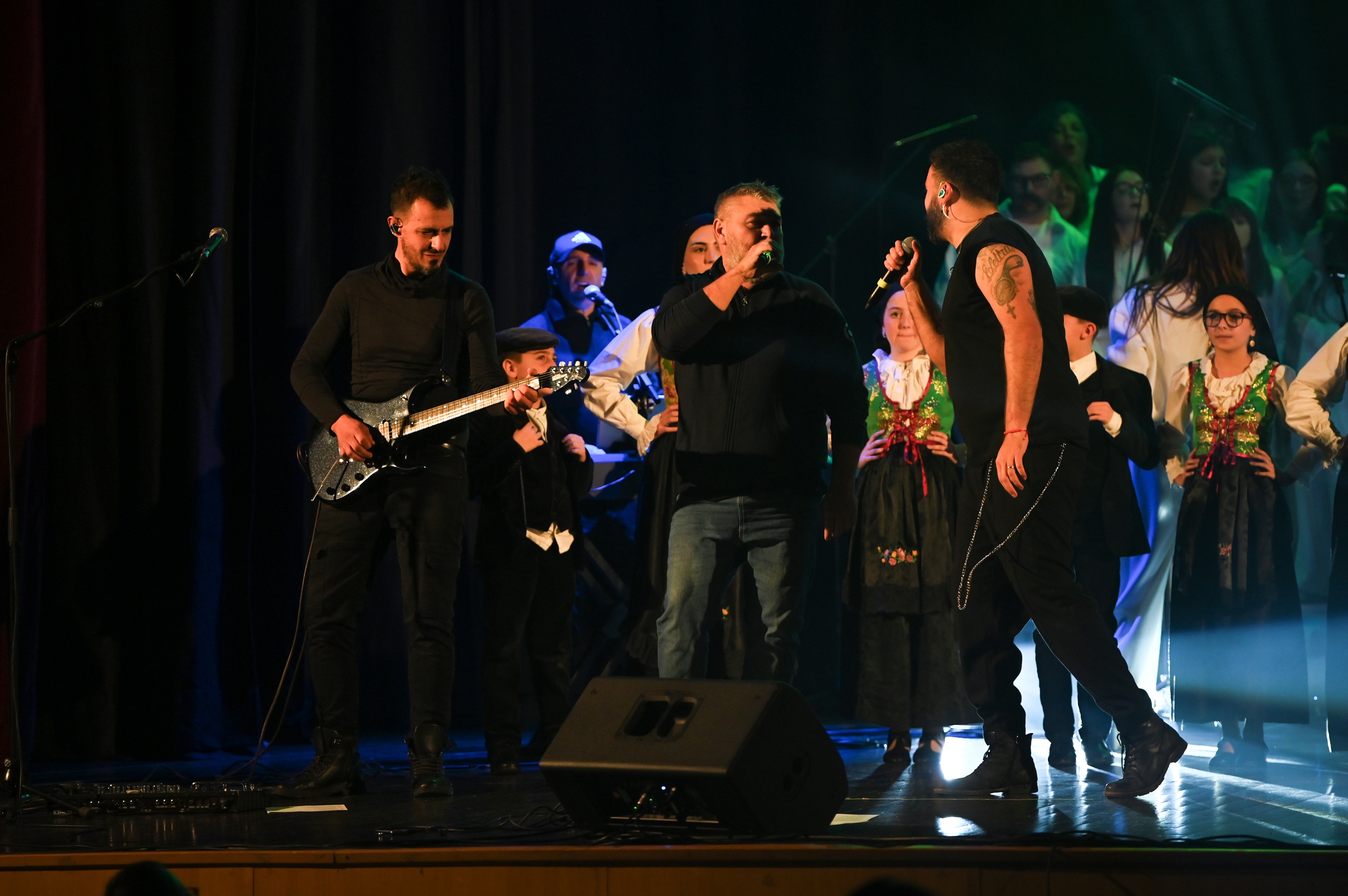 musicisti sul palco